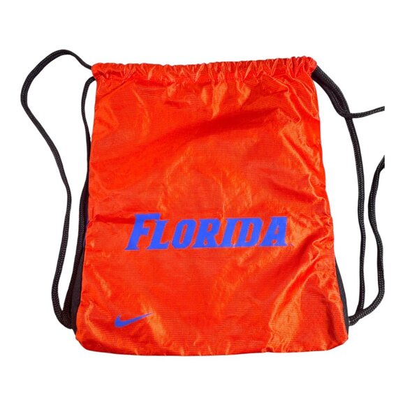 Nike Florida Gators Drawstring Bag Blue Orange Gym Bag Backpack Weekend Football - Picture 4 of 7